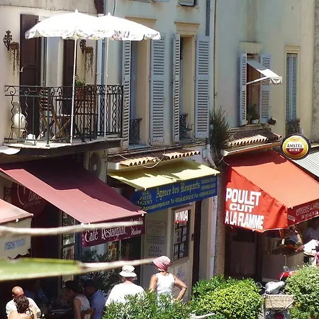 Balcony Over Provencal Market, Old Antibes * Antibes