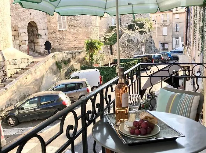 Balcony Over Provencal Market, Old Antibes Antibes