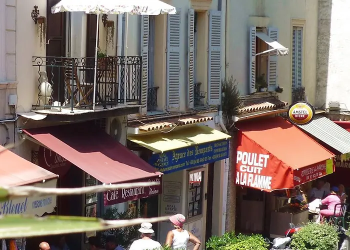 Balcony Over Provencal Market, Old Antibes * Antibes